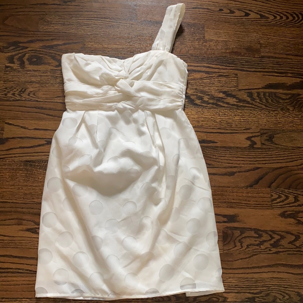 MM Couture white summer dress.